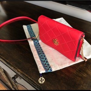 Tory Burch Georgia Turnlock Mini Clutch Crossbody